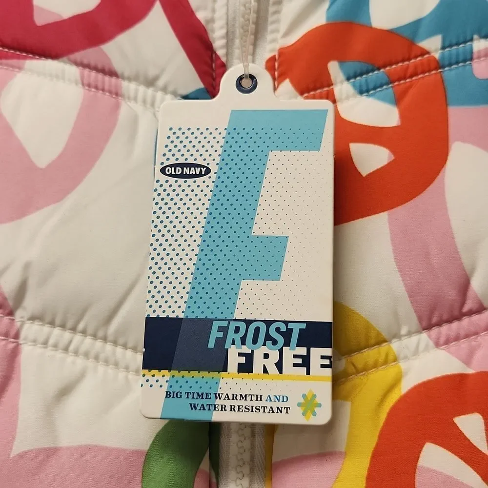 Old Navy Peace Sign Frost Free Vest XL 14